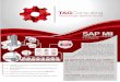 brochure mii v6 19 08 14 · SAP MII puede ser integrado con cualquier sistema ERP SAP y NO SAP, permitiendo que los proce- sos estratégicos operativos de la compañía como Producción,