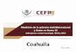 Coahuila - CEFP€¦ · 05004 Arteaga 41.0 4.7 36.3 05023 Ocampo 39.6 4.6 35.0 MAYOR PORCENTAJE, 2015. Coahuila 6 Pobreza Extrema Fuente: Elaboración propia con datos de Coneval