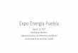 Expo Energía Puebla - exposolucionesenenergia.com€¦ · Expo Energía Puebla Agosto 15, 2017 René Reyes Mazzoco Ingeniería Química, de Alimentos y Ambiental Universidad de las