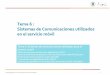 Tema 6 : Sistemas de Comunicaciones utilizados en el ... de Comuni… · Sistemas de comunicaciones Voz digitalizados (SCV) Sistema de llamada empleado en las comunicaciones radio