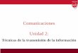 Comunicaciones Unidad 2 · 3.2.4 Teleinformática 3.2.4.1 Definición y concepto de teleinformática Teleinformática=telecomunicaciones + informática= telemática Estas técnicas