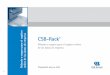 CSB-Rack · DATOS TÉCNICOS Características estándares n Certificado por la UE n Carcasa de acero V4A (1.4571) n Profundidad de rugosidad media Rmax < 8 µm n Rugosidad media Ra