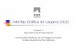 Interfaz Gráfica de Usuario (GUI) · Interfaz Gráfica de Usuario (GUI) Unidad: 2 Laboratorio de Programación Universidad Nacional de la PatagoniaAustral Unidad Académica Río