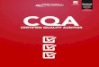 CQA, CERTIFIED QUALITY AUDITORpxsglobal.net/archivos/CQA.pdf · 2018-06-22 · CQA, CERTIFIED QUALITY AUDITOR DESCRIPCIÓN: El Auditor Certificado de Calidad es un profesional que
