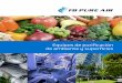 FB PURE AIRfb-refrigeracion.com/fb_docs/FB Pure Air.pdf · • Aplicada a las cámaras de conservación purifica el am-biente interior impidiendo el desarrollo y proliferación de