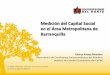 Medición del Capital Social en el Área Metropolitana de Barranquilla · 2016-03-03 · Efectos del Capital Social sobre el ingreso de los hogares del Área Metropolitana de Barranquilla