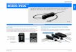 Amplificador de fibra óptica E3X-NA...E3X-NA A-445 E3X-NA Conectores de amplificadores Especificaciones técnicas (típ.) Ele-mento Modelo E3X-CN11 E3X-CN12 Corriente nominal 2,5