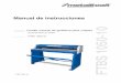 Accionamiento por pedal FTBS 1050 - Herraiz Maquinaria, … · 2019-07-01 · Pie de imprenta Identificación del producto Cizalla manual de guillotina para chapas FTBS 1050-10 Fabricante