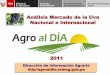 Análisis Mercado de la Uva Nacional e Internacionalagroaldia.minagri.gob.pe/.../2011/analisisuvanacinter.pdf · 2017-03-30 · uva de mesa. Cosecha de la Uva Insumos, agroquímicos