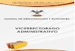 VICERRECTORADO ADMINISTRATIVO · 2019-10-16 · MANUAL DE ORGANIZACIÓN Y FUNCIONES - MOF 144 MANUAL DE ORGANIZACIÓN Y FUNCIONES DEL VICERRECTORADO ADMINISTRATIVO I. INTRODUCCIÓN