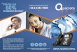 €¦ · en reducción de costos" Quacrom ofrece hoy una solución accesible y con todas las características de centrales telefónicas de alto rendimiento utilizadas por grandes