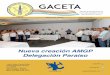 GACETA - Asociación Mexicana de Geólogos Petroleros A.C. · co, con un registro de asistentes, de los cuales 41 son asociados y 5 no asociados. Ahí dio a conocer el orden día
