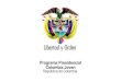 Programa Presidencial Colombia Joven República de Colombiasoda.ustadistancia.edu.co/enlinea/pazatiempo/eje1/mod1/unidad2/Pr… · Plan Decenal de Juventud 2005- 2015. Programa Presidencial