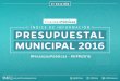 AGENDA · Estadística de finanzas públicas estatales y municipales. el presupuesto total de 2,004 $238,445.3 millones de pesos municipios (238.2 mmdp) APORTACIONES Y PARTICIPACIONES