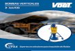 Plano Serie VCBS - Soluciones para impulsión de fluidos · Con respecto a su construcción el plato de succión inferior directo al piso permite recuperar soluciones valiosas en