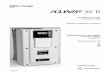 AQUAVAR AV II...8 8. El controlador AQUAVAR tiene dispositivos electrónicos de seguridad que detendrán el motor en caso de fallas eléctricas o térmicas. Esto no detiene la energía