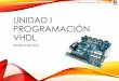 Unidad I Programación VHDLsagitario.itmorelia.edu.mx/actelleza/DDV/U1-8.pdf · Ejemplo (Sumador 4 bits seudoparalelo) Se utiliza el diseño de un sumador completo de 1 bit (FA –Full