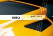 CALIDAD ABSOLUTA - Dieci srl€¦ · • Dirección de marcha y brazo controlados por el nuevo joystick CAN-bus AGRI MAX 50.8 Altura máxima 7,7 m 5 t de capacidad AGRI MAX 60.9 Altura