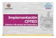 Gobierno Municipal de ChihuahuaDIA… · Marco Teórico CPTED CPTED. 7/25/2018 5 Participación comunitaria Habitante del espacio urbano como “Experto Nativo Ambiental” Habilidad