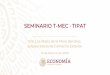 SEMINARIO T-MEC · TIPAT€¦ · SEMINARIO T-MEC · TIPAT Dra. Luz María de la Mora Sánchez, Subsecretaria de Comercio Exterior 12 de febrero de 2020 ¿Cómo aprovechar estos Tratados?