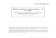 Matemáticas Aplicadas – II...EQUIPO TÉCNICO DE MATEMÁTICAS Matemáticas Aplicadas – II 2º BAC Problemas propuestos en las PAU (Universidad de Oviedo) (Versión VII-2018) •