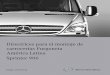 Directrices para el montaje de carrocerías Furgoneta ... · Índice de contenidos 3 Directrices Mercedes-Benz para el montaje de carroce rías en los modelos Sprinter 906 - LA, estado: