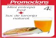 Promocions - Stop Self · 3€ ’10 Promocions Vàlides de dilluns a divendres de 8h. a 12h. Mini entrepà fred refresc, canya, aigua o cafè llet +