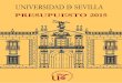 PRESUPUESTO 2015 - Universidad de Sevillaservicio.us.es/gesteco/presupuesto-cuenta/... · Para los países industrializados el FMI prevé un crecimiento del 2,3% en 2015, siendo moderado
