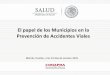 Presentación de PowerPoint - Gobconapra.salud.gob.mx/.../Presentaciones_Merida2016/MunicipiosPAV.pdf · • Uso de sistemas de retención infantil • Uso de cinturón de seguridad