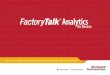 FactoryTalk Analytics for Devices, FTALK-PP023A-ES-P · 2018-04-11 · para brindar valor inmediato. El uso de FactoryTalk Analytics for Devices es una manera sencilla y accesible