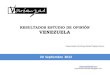 RESULTADOS ESTUDIO DE OPINIÓN VENEZUELA€¦ · encuesta de opiniÓn venezuela 16 de septiembre de 2010 encuesta de opiniÓn venezuela 20 de septiembre de 2012 981 49,1 699 35,0