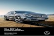 Ficha tecnica GLA 200 Urban - Mercedes-Benz · MOTOR GLA 200 Urban Motor delantero de 4 cilindros en línea disposición transversal. Potencia nominal (Hp a rpm) 154 @ 5.300 Torque