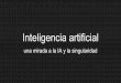 Inteligencia artificial - ACIS · Definición de Inteligencia Artificial La inteligencia artificial (IA) es la inteligencia exhibida por las máquinas. En informática, el campo de