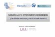 Escuela 2.0 e innovación pedagógicacpborja.educa.aragon.es/documentos/presentacion_manuel_area.pdf · Vamos hacia la escuela de la sociedad y cultura del siglo XXI. 25 años de