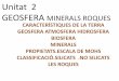 Unitat 2 GEOSFERA MINERALS ROQUES - WordPress.com · MINERALS METÀL.LICS• Els minerals metàl·lics. Són els que serveixen per obtenir els metalls. Generalment no formen roques