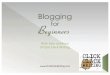 SCORE Blogging Class.6.4 unlocked · Generate ideas (using mind mapping, free writing, etc.) Use Excel to: › Categorize blog topics › Track dates for writing/publishing posts