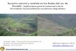 Restauración de los páramos y régimen hídrico · 2014-08-12 · Sucesión natural y asistida en los Andes del sur de Ecuador: Implicaciones para la restauración de la diversidad