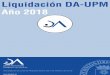 Liquidación DA-UPM · Modificación presupuestaria: Se aumenta a 30.000,00 € la partida presupuestaria de este capítulo debido a los diversos ingresos realizados por la ETS. de