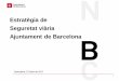 Estratègia de Seguretat viària Ajuntament de Barcelona · Font: PLSV, dades any 2012 . 35 Criteri de jerarquia entre modes i vulnerabilitat dels usuaris Accions de l’Ajuntament