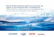 Guía informativa para el acceso al agua y participación ciudadana … · cambio climático / Grettel Calderón Méndez, Natalia Gamboa Alpízar ; Fiorella Salas Pinel, Editor literario
