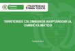 TERRITORIOS COLOMBIANOS ADAPTANDOSE AL CAMBIO … Cortés...adaptación al cambio climático y trabajar en las agendas ambientales sectoriales e interministeriales cambio climático