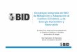 Estrategia Integrada del BID de Mitigación y Adaptación al ... 24/5... · (SCF) Fondosde Inversión Forestal (FIP) Programadeaumento delaprovechamientode ... programas y/o proyectos,