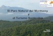 El Parc Natural del Montseny y el TurismoSostenible · PARC NATURAL DEL MONTSENY RESERVA DE LA BIOSFERA 9. Creació d’espais de treball en el marc de la Reserva de la Biosfera del
