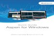 สารบัญ - thaiquest.com · 2 เกยี Uวกับ Aspen for Windows แอสเพน (Aspen) บรกิารขอ้มูลข่าวสารแบบเรยีลไทมท์ใี