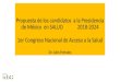 Propuesta de los candidatos respeto a la …inefam.com/clientes/pages/ppt/DIA 2/Propuestas Candidatos...Propuesta de los candidatos a la Presidencia de México en SALUD 2018-2024 1er