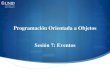 Programación Orientada a Objetos - UNID · La programación dirigida por eventos es un paradigma de programación en el que la estructura y la ejecución de los programas se determinan