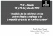 ESIC – Madrid 19 y 20 de Julio de 2012...ESIC – Madrid 19 y 20 de Julio de 2012 “Análisis de las misiones en las universidades confiadas a la Compañía de Jesús en América