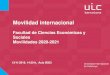 Presentación de PowerPoint - UIC Barcelona · Berkeley Summer Sessions (California) La mejor universidad pública del mundo Becas UIC 3x 2000€ (Ojo: certificado de idioma y plazo)