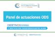 Panel de actuaciones ODS - Observatorio de Calidad de Tenerife › sites › default › files › OCATEN... · Arquitectura Cero CO2 Turismo sostenible Conservación Revalorizar