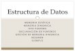 Estructura de Datosdcc2009.yolasite.com/resources/MEMORIA_DINAMICA.pdf · reservara memoria -estatica- en tiempo de compilación; pero la variable referenciada o anónima no se crea